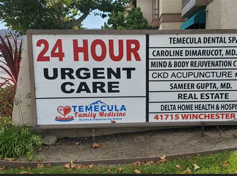 Temecula 24 hour urgent care - Southwest Healthcare is operated by subsidiaries of Universal Health Services, Inc. (UHS), a King of Prussia, PA-based company, that is one of the nation's largest and most respected providers of hospital and healthcare services.Temecula Valley Day Surgery is majority owned by an affiliate. A+ Urgent Care Centers and Riverside …